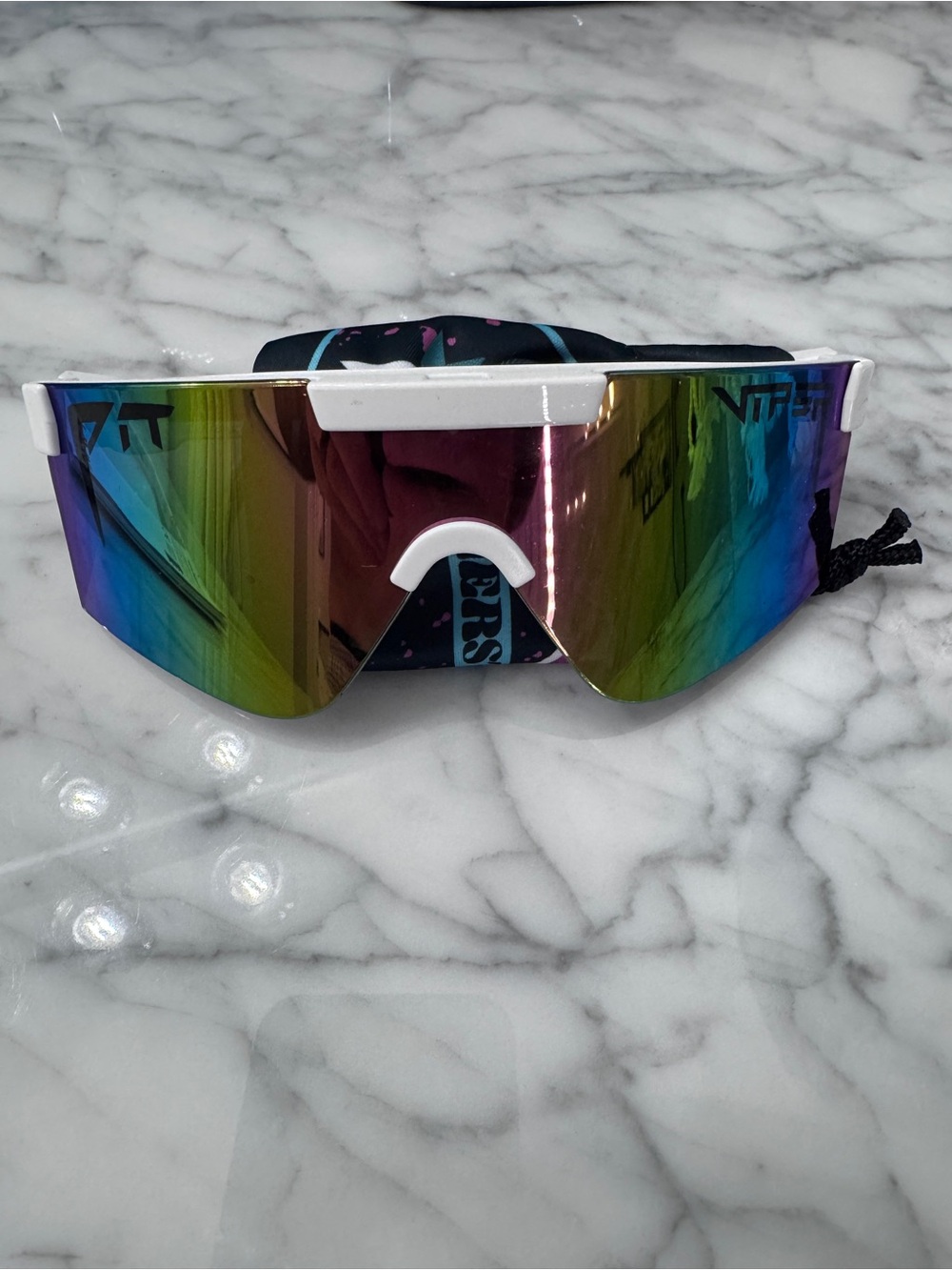 Pit Viper Sunglasses Rainbow Mirrored VR/AR Visor